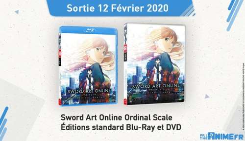 Sword Art Online: Ordinal Scale arrive en DVD et Blu-ray standard chez @Anime