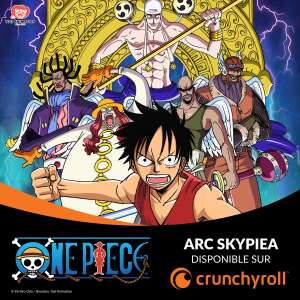 L'arc Skypiea de One Piece est disponible sur Crunchyroll