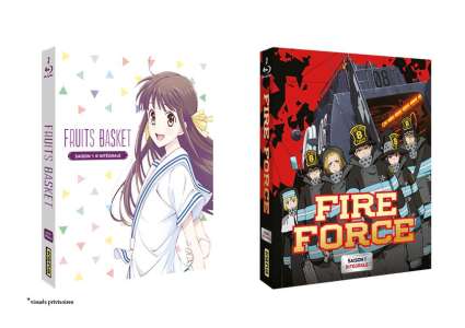 Les éditions collector des saisons 1 de Fruits Basket et Fire Force se précisent chez Kana