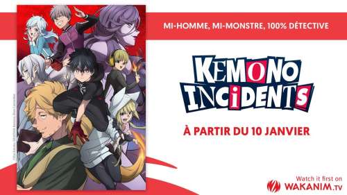 L'anime Kemono Incidents en simulcast sur Wakanim