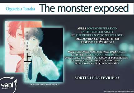 The monster exposed, nouveau manga d'Ogeretsu Tanaka chez Taifu Comics