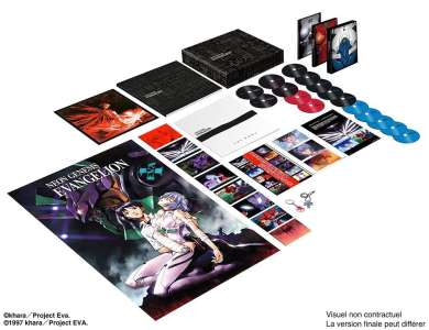 Evangelion arrive en coffret collector Blu-ray/DVD chez Dybex, et ses films sortiront au cinéma