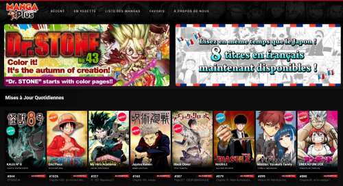 La plateforme de lecture en ligne Manga Plus arrive en français