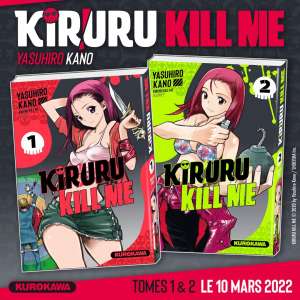 Les mangas Kiruru Kill Me et La Métamorphose annoncés par Kurokawa