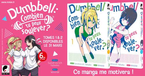 Le manga Dumbbell : Combien tu peux soulever ? annoncé par Meian