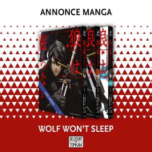 Le manga Wolf Won't Sleep annoncé par Delcourt / Tonkam