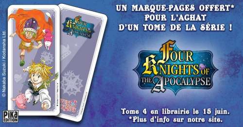 Four Knights of the Apocalypse s'offre des marques-pages