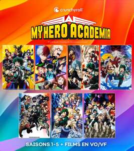 L'intégrale de My Hero Academia disponible sur Crunchyroll !
