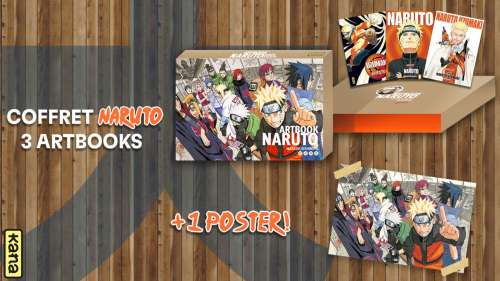 Un coffret des artbooks de Naruto chez Kana
