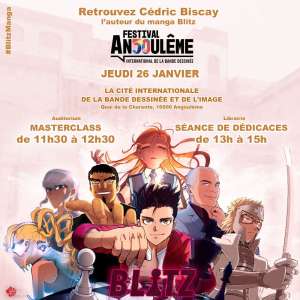 Cédric Biscay, auteur de Blitz, présent au Festival International de la BD d'Angoulême