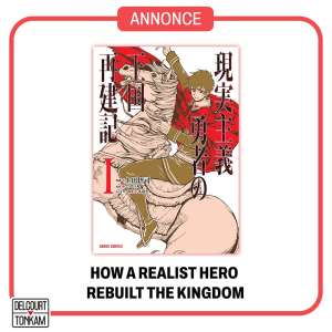 Delcourt/tonkam annonce le manga How a Realist Hero Rebuilt the Kingdom