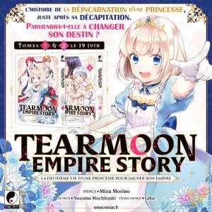 Meian annonce le manga Tearmoon Empire Story