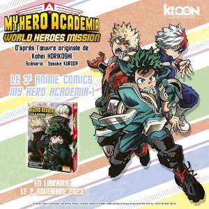 L'anime comics My Hero Academia — World Heroes Mission acquis par Ki-oon