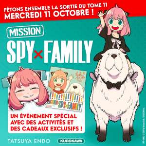 Un événement Spy X Family pour la sortie du tome 11