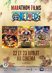 Un marathon des films One Piece dans les cinémas CGR ce mois-ci