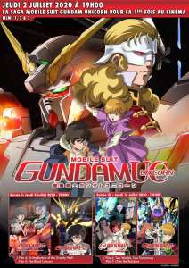 Les films Mobile Suit Gundam Unicorn diffusés au Grand Rex et dans les Kinépolis le mois prochain
