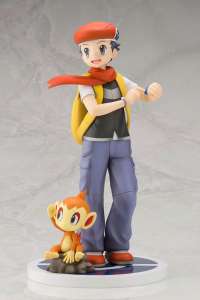 Le héros de Pokémon Diamant & Perle en figurine chez Kotobukiya