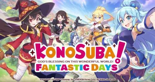 Le jeu KonoSuba : Fantastic Days sortira à l'international