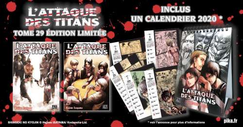 Une édition limitée pour L'Attaque des Titans 29