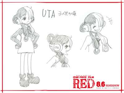 One Piece : Red dévoile un visuel de Uta enfant