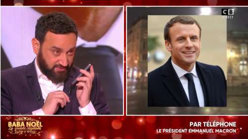 “Baba Noël : la grande régalade” : Cyril Hanouna souhaite en direct un joyeux anniversaire à Emmanuel Macron (VIDEO)