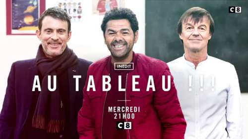 Jamel Debbouze. Manuel Valls et Nicolas Hulot passent “Au tableau” ce soir sur C8 (VIDEO)