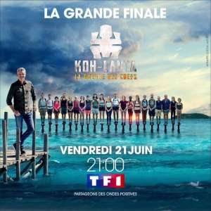 Audiences TV prime 21 juin : TF1 en tête avec la finale de « Koh-Lanta : la guerre des chefs »