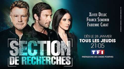 « Section de recherches » : nouvelle saison inédite dès le 28 janvier sur TF1 avec Fabienne Carat