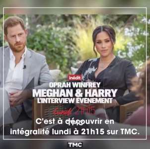 Harry et Meghan : leur interview choc ce soir sur TMC (extrait vidéo)