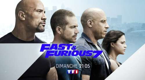 Audiences TV prime 18 juillet 2021 : « Fast and Furious 7 » largement en tête devant « Hudson and Rex »