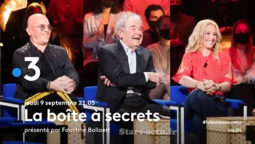 « La Boîte à Secrets » du 9 septembre 2021 : les invités de Faustine Bollaert ce soir (vidéo)