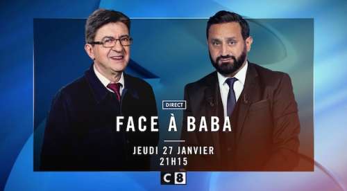 « Face à Baba » du jeudi 27 janvier 2022 : ce jeudi soir, Cyril Hanouna reçoit en direct Jean-Luc Mélenchon et Éric Zemmour !