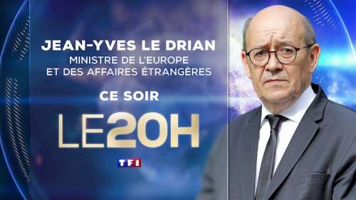 Guerre en Ukraine : Jean-Yves Le Drian invité du 20h de TF1 ce soir