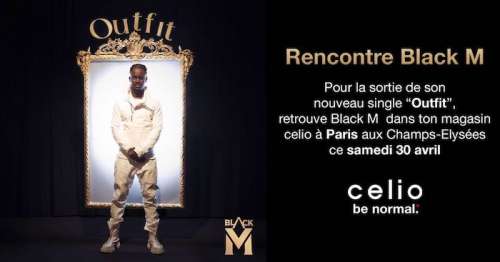 Black M va dévoiler son nouveau single « Outfit » samedi sur les Champs Elysées