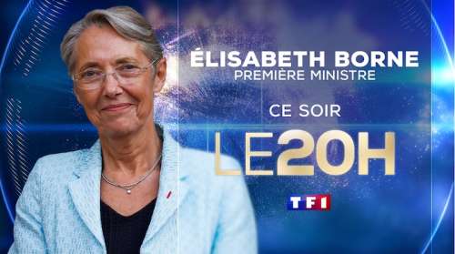 La Première Ministre Elisabeth Borne invitée du 20h de TF1 ce vendredi