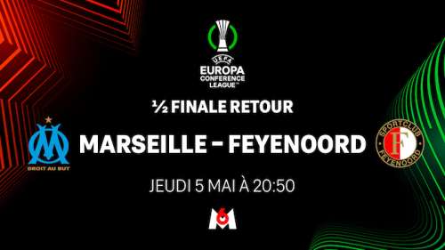 Ligue Europa Conférence : suivez Marseille / Feyenoord en direct, live et streaming (+ score en temps réel et résultat final)