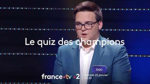 Le Quiz des champions du 21 janvier : Xavier et Enzo s’affrontent ce soir sur France 2 (liste des candidats)