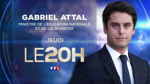 Gabriel Attal invité du journal de 20h de TF1 ce 28 septembre