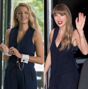 Taylor Swift porte une tenue inspirée de Blake Lively pour Tribeca Talk