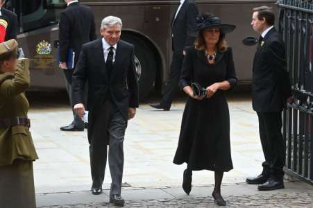 Les parents de Kate Middleton assistent aux funérailles de la reine Elizabeth II