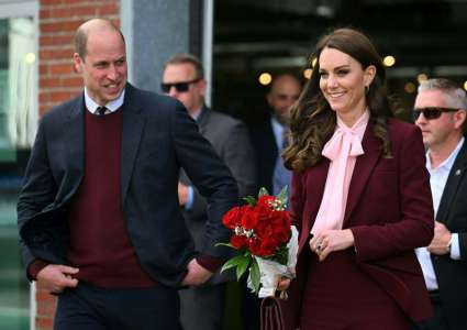 Le prince William et Kate sourient quelques heures après la sortie de la bande-annonce de Harry sur Netflix