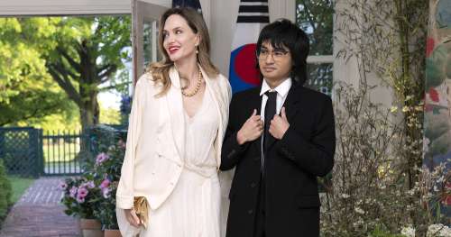 Angelina Jolie et son fils Maddox assistent au dîner d’État de la Maison Blanche : photos