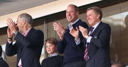 Le prince William et son fils George se rendent au match de football d’Aston Villa : photos