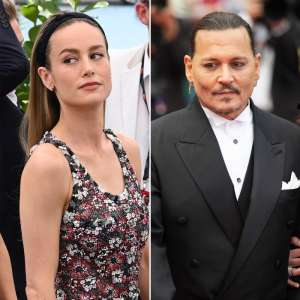 Brie Larson prise au dépourvu par Johnny Depp Question à Cannes
