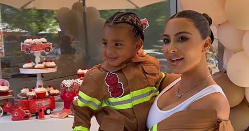 Kim Kardashian organise une fête d’anniversaire de pompier pour Psalm : photos