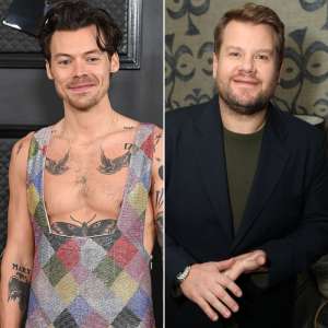 Harry Styles Goes Boating With James Corden and Friends in Italy