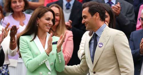 Kate Middleton et Roger Federer réunis à Wimbledon : photos