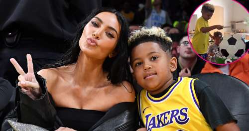 Kim Kardashian organise une fête d’anniversaire sur le thème du football pour son fils Saint West
