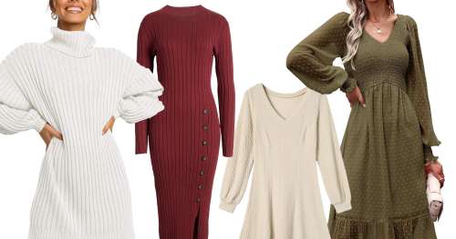 Achetez 17 robes d'hiver décontractées à moins de 150 $