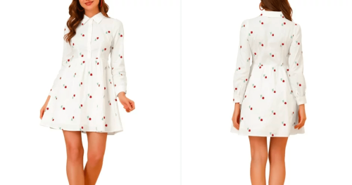 Épanouissez-vous au printemps avec cette adorable robe chemise – seulement 36 $ !